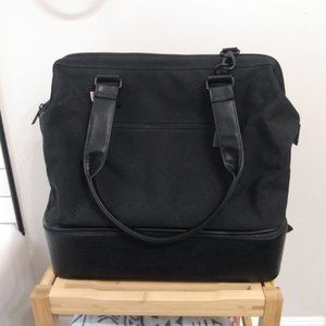 BEIS Convertible Mini Weekender Bag in Black